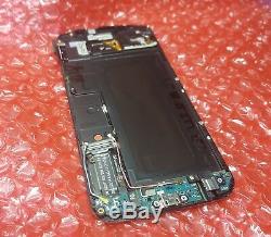 Original White LCD Display Screen with Frame for Samsung Galaxy S6 G920F Genuine