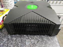 Original Xbox with Xecuter 3 X3CP with Front Panel LCD screen