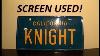 Our Screen Used Knight Rider License Plate Collection Original Props