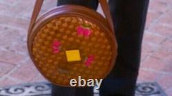 PARKS AND REC Screen Used Waffle Purse WITH COA Leslie Knope Amy Poehler