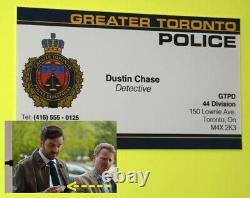 PHC original screen used prop lot TV Police Badge Book Keys gun Holster ID card