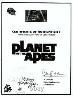 PLANET OF THE APES (2001) Screen-Used Prop APE LUGGAGE 20th withCentury Fox COA
