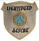 Power Rangers Lightspeed Rescue Badge Screen Used Original