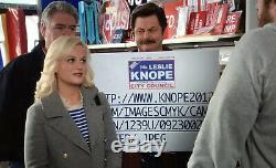 Parks and Recreation Leslie Knope They screwed up my sign Screen Used Prop