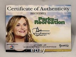 Parks and Recreation Screen Used Prop Leslie Knope 2012 Button with COA