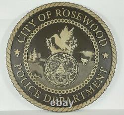 Pretty Little Liars PLL Screen Used Prop Rosewood Police Dept RPD Sign 29 Dia