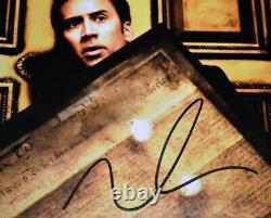 Prop COIN Screen-Used NATIONAL TREASURE, Signed Nic Cage, Blu Ray DVD, COA UACC