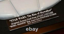 RARE Star Wars PROP, Screen-Used REBEL COSTUME Rise of Skywalker COA Case UACC