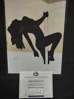 Rob Zombie HALLOWEEN II Screen Used Stripper Graphic With Coa Michael Myers