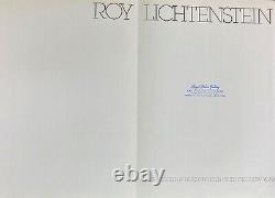 Roy Lichtenstein Print Roy Lichtenstein 1970 Original Hand Signed & COA