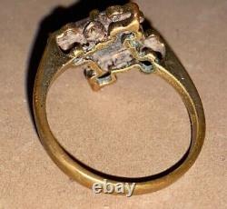 SCREEN USED with COA THE WALKING DEAD Zombie Worn Gold-tone Ring with Purple Stone