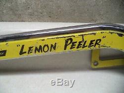 Schwinn Stingray Krate Lemon Peeler Chainguard 1969 Original Paint & Screening