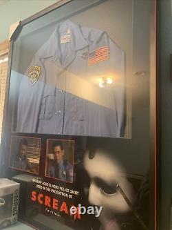 Scream prop series HERO SHIRT screen used screen worn sheriff Acosta WITH COA