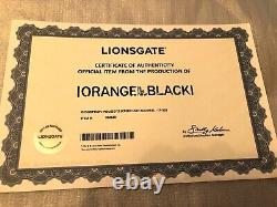 Screen Used Prop Orange Is The New Black Poussey's Squirrel Ep 305 COA