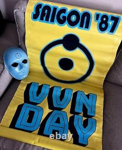 Screen Used Props Mask and Banner VVN Day 87 HBO's Watchmen Ltd Series