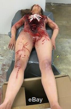 Screen used CORPSE with EXPOSED RIBCAGE. Undeniably epic and awesome. Gore/blood