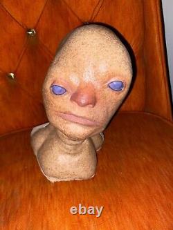 Screen used MUTANT, ALIEN, BABY HEAD prop from UNKNOWN PRODUCTION. BIZARRE