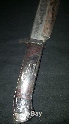 Screen used Movie Prop Resident Evil Retribution Mila Jovovich Stunt Boot Knife
