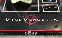 Screen used V for Vendetta mask and frame