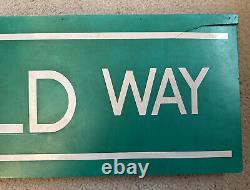 Sons of Anarchy Original Prop Street Sign Screen Used COA Rare