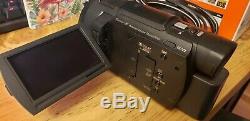 Sony FDR-AX33 Handycam Camcorder 3 Touch Screen Black in Original Box