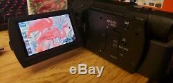 Sony FDR-AX33 Handycam Camcorder 3 Touch Screen Black in Original Box