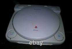 Sony PlayStation 1 PSone Console With Original Box 2 OEM Controllers LCD Screen