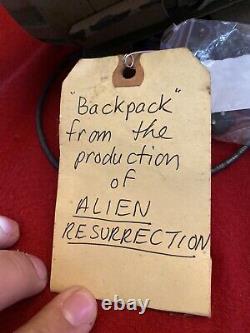 Space Above And Beyond Screen Used Backpack Prop SAaB Alien Resurrection