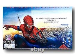Spider-Man 3 (2007) Screen Used Matched Spidey Sign Prop Tobey Maguire COA
