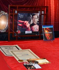 Spider-Man PROP & COSTUME, Signed TOBEY MAGUIRE, COA, UACC, DVD, Frame, Plaque