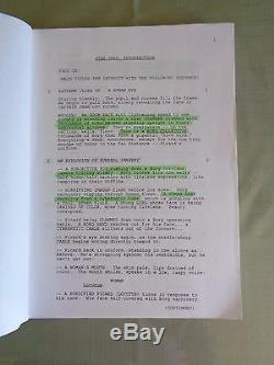 Star Trek First Contact Borg Resurrection Stage Screen Used Script Revised 2nd