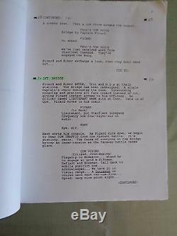 Star Trek First Contact Borg Resurrection Stage Screen Used Script Revised 2nd B