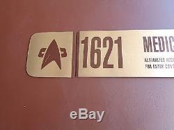 Star Trek Prop Screen Used Deep Space Nine Medical Intensive Care Metal Sign