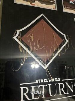 Star Wars Swatch Jabbas sail barge Signed By Carrie fisher Screen Used COA Rare