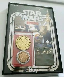Star Wars The Last Jedi Screen Used Movie Prop (3 Canto Bight Casino Chip Coins)