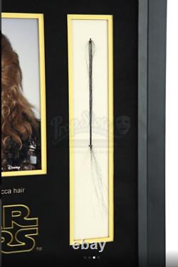 Star Wars piece of Chewbacca hair from EP IV, Screen used prop. Prop Store COA