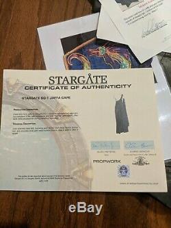 Stargate SG1 SG-1 Screen used Jaffa Costume Prop original and cape with COA