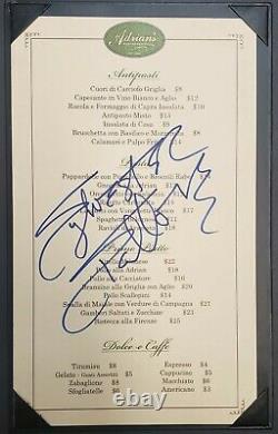 Sylvester Stallone Rocky CREED II SCREEN USED Signed Adrian Restaurant Menu COA