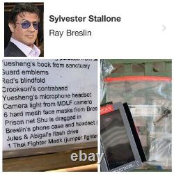 Sylvester Stallone Screen Used, ESCAPE PLAN 2 (2018) Original Movie Props Bundle