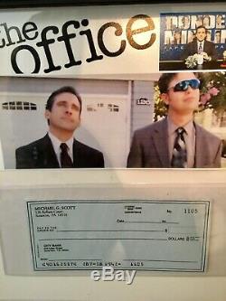 THE OFFICE Michael Scott Screen-Used Prop Personal Check/BankCard Display NBC