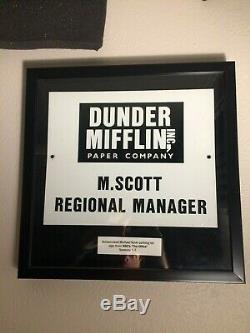 THE OFFICE Screen-Used Michael Scott Parking Lot Sign Hero Prop One of a Kind
