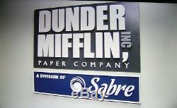 THE OFFICE Screen-Used SABRE Large Sign Prop One of a Kind! Michael Scott NBC
