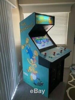 THE SIMPSONS 4 Player Arcade Game Machine New Screen, Excellent Condition