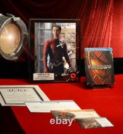 TOBEY MAGUIRE Signed Spider-Man AUTOGRAPH, Screen-Used COSTUME & WEB, DVD, COA