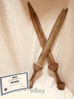 TV Props from Starz Spartacus-Gladiator & Rebel's Screen Used Training Sword Set