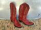 Tv Show Screen Used! Old Gringo Classic Western Style Red Boots! Size 9b