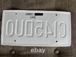 Thanksgiving Movie Hero Screen Used Prop Car Plate Russell Yuen Det. Peter Chu