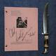 The Cape Screen Used Prop Rubber Stunt Knife Signed Script Chad/ash Supernatural