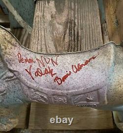The Conjuring 2 Screen Used Prop Amityville Rocking Horse Signed x4! RARE
