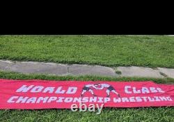 The Iron Claw Screen Used World Class Championship Wrestling Ring Apron WCCW COA